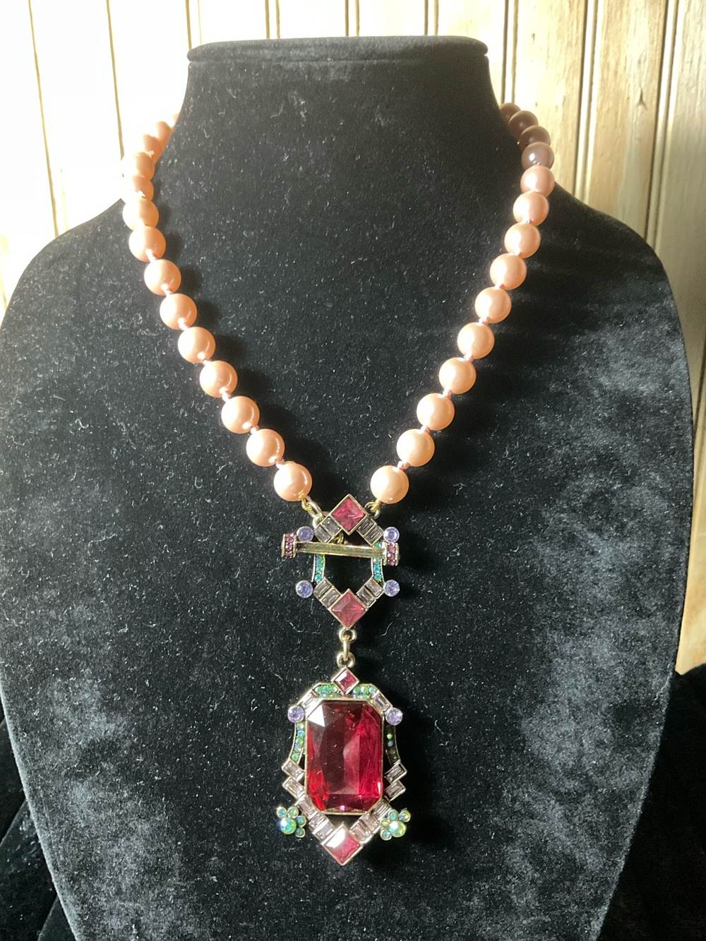 Heidi Daus Necklace with Large Pendant